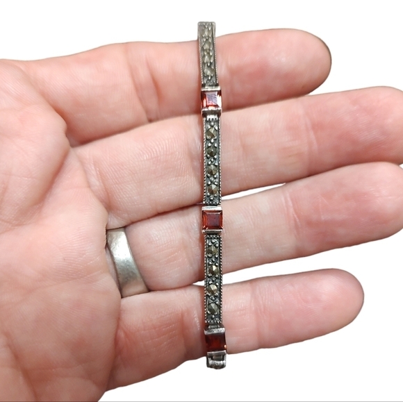 Vintage designer DPJ sterling bracelet - Picture 1 of 6